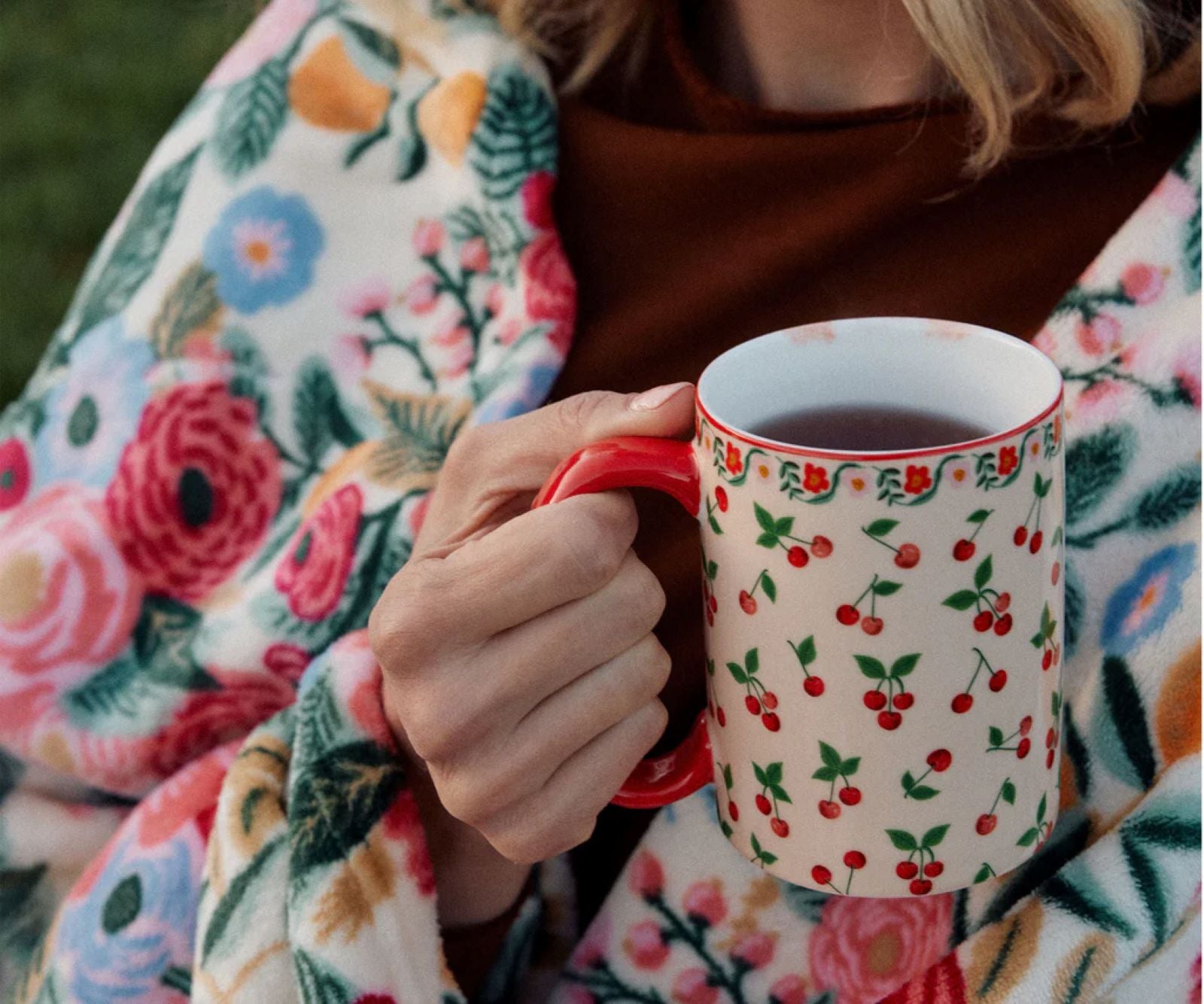 Rifle Paper Co. Porcelain Mug - Cherries